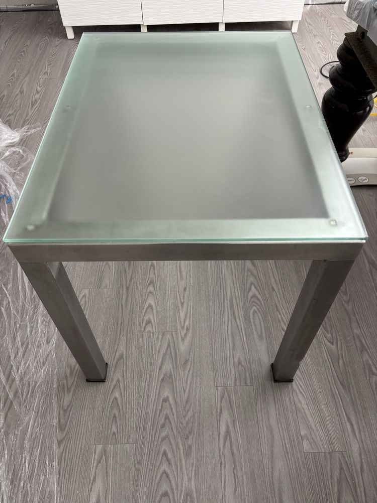 Mesa Inox Muito Bom Estado para entrega