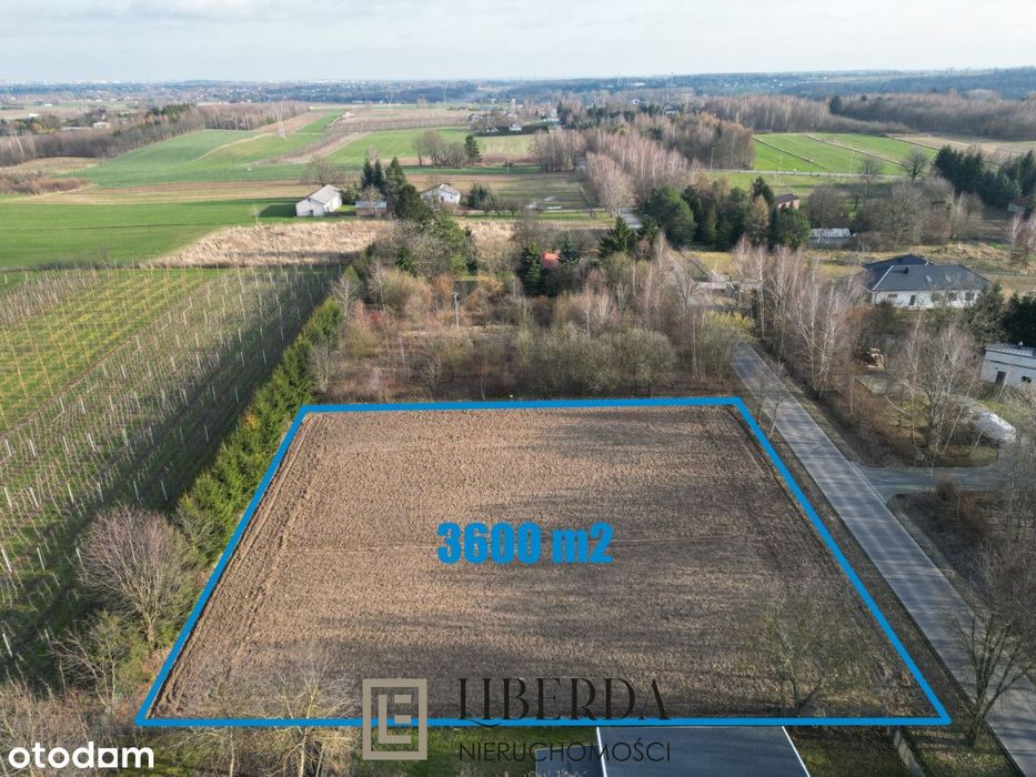 Działka Motycz Józefin - 3600m2, dwie działki