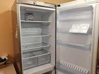 Lodówka Indesit - 187 cm inox/srebrny/szary