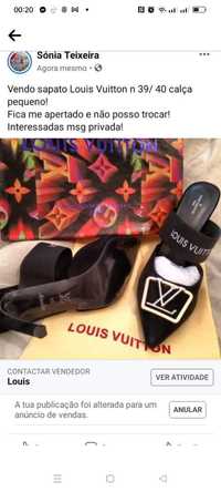 Sapatos lindíssimos Louis Vuitton