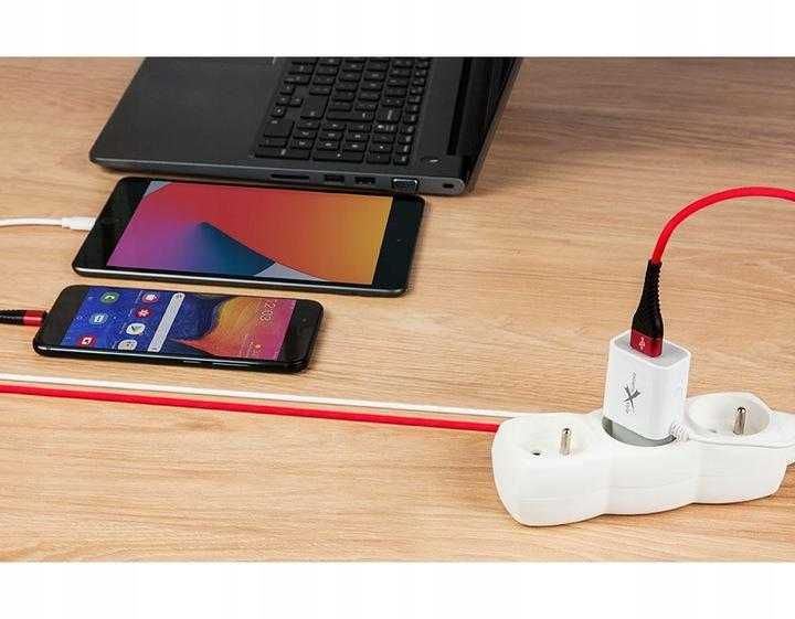 Ładowarka sieciowa do telefonu iPhone Lightning + USB - 2.4 A