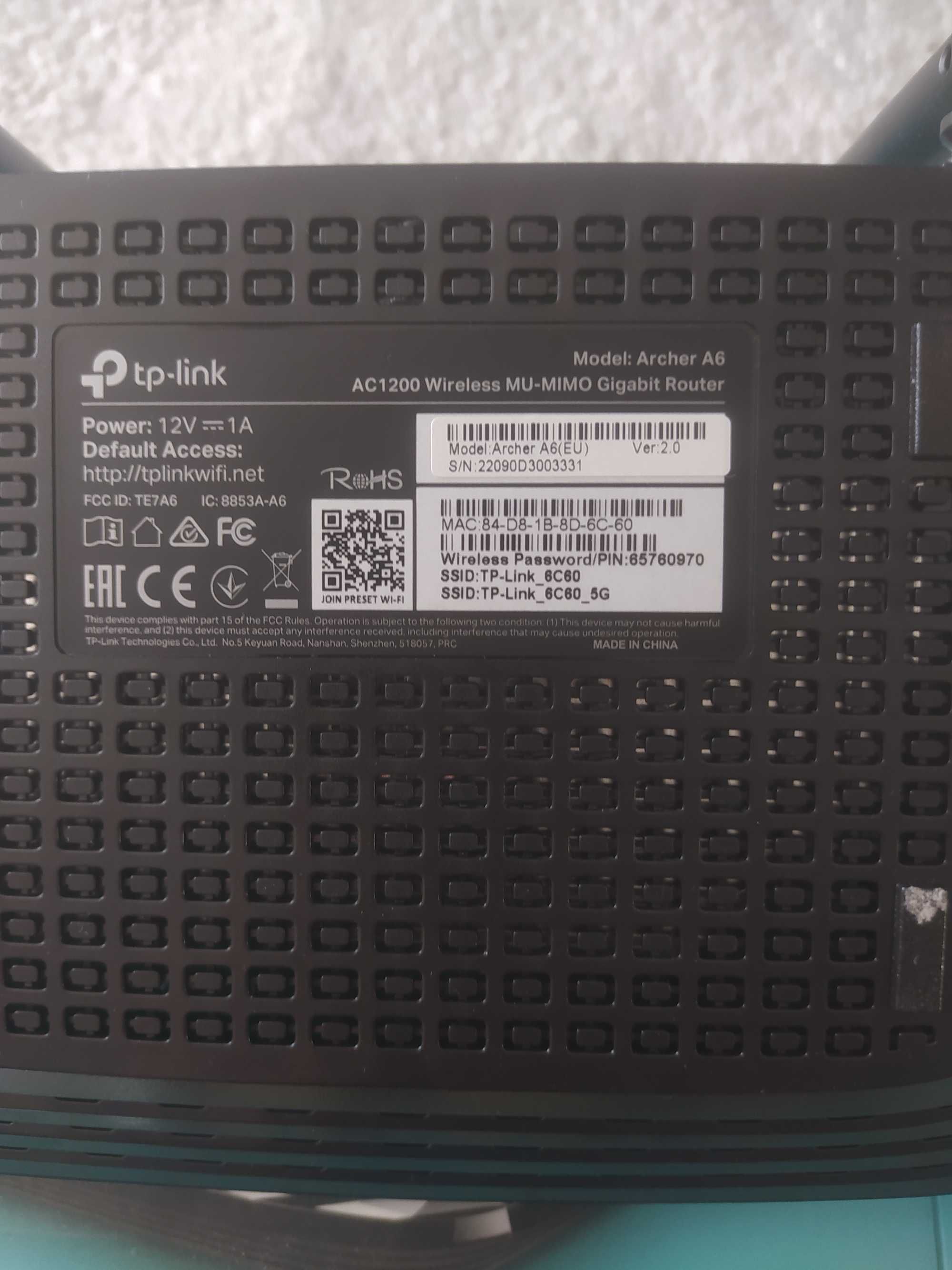 Routher tp link ac 1200