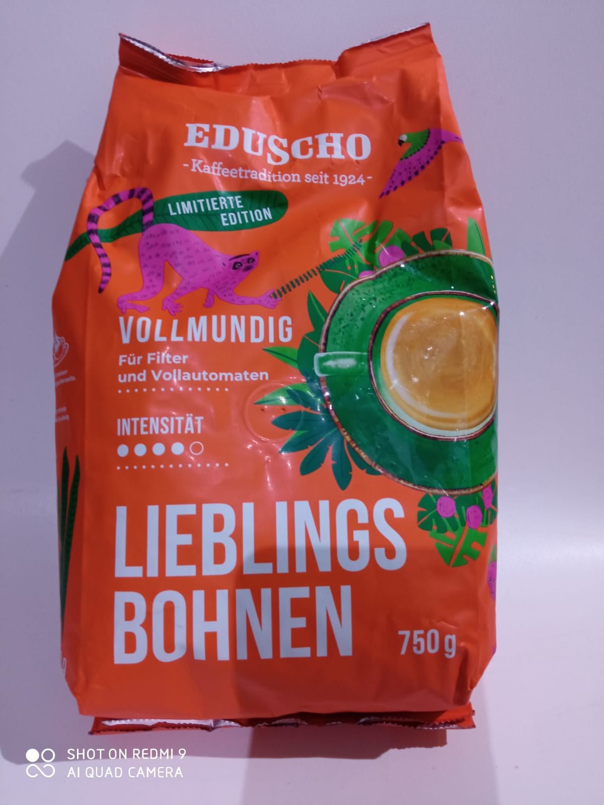 Kawa ziarnista Eduscho 750 g z Niemiec