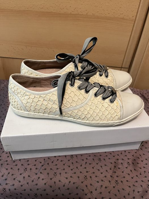 Кожанные  кеды Donald J Pliner большого размера