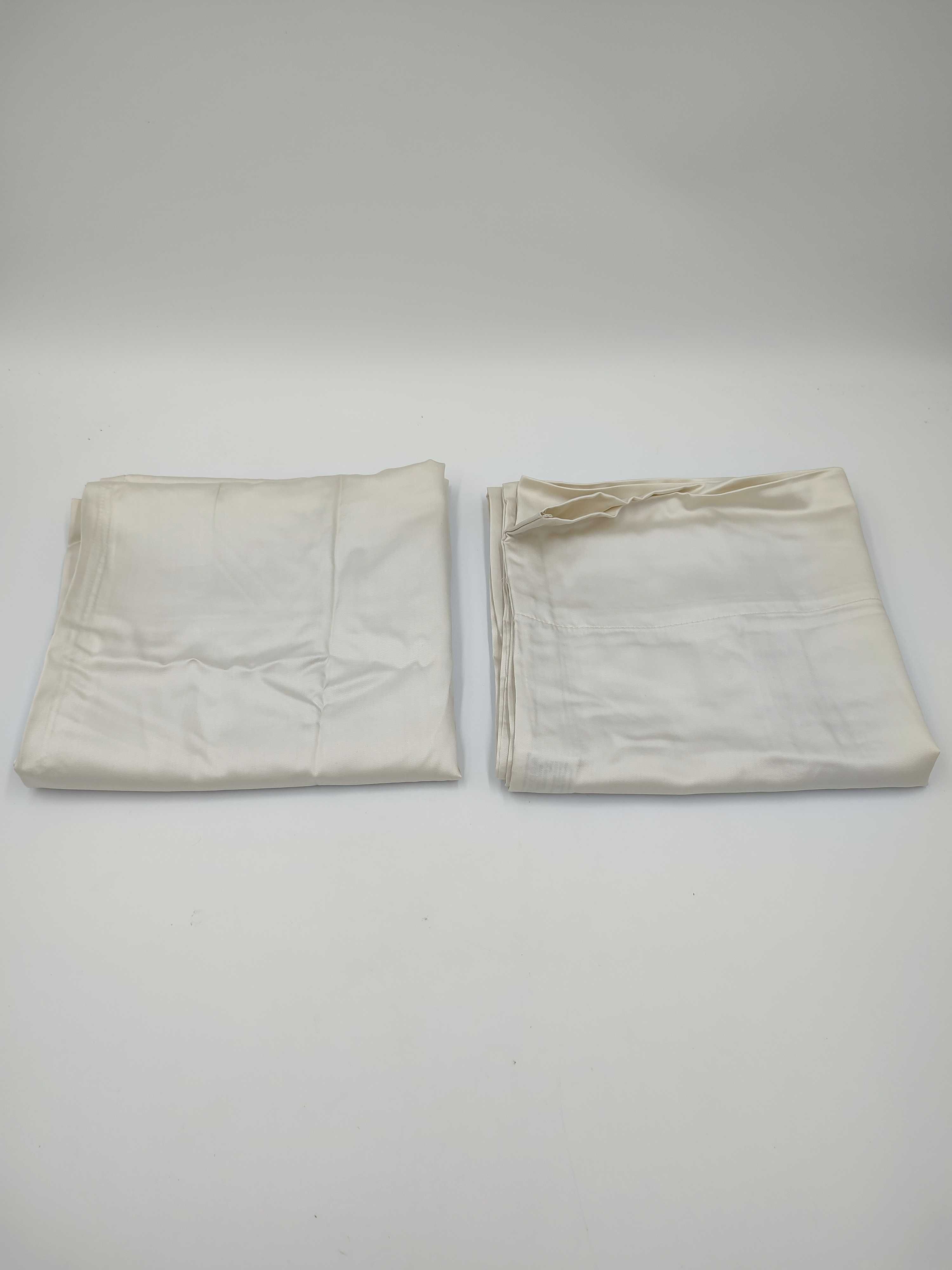 COTTON ARTean Pościel Satynowa 150x190/200cm 100% Wiskoza beżowa