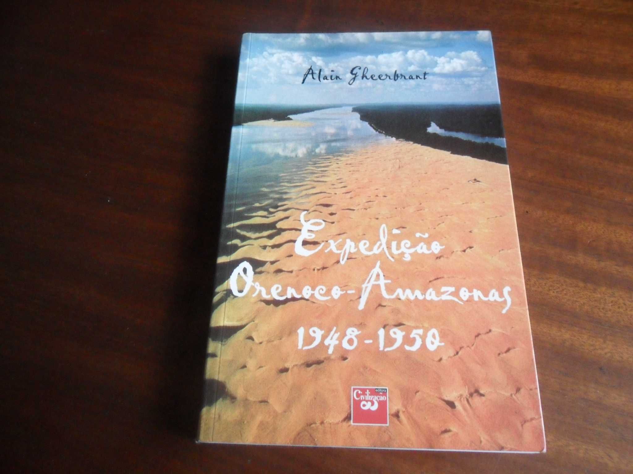 "Expedição Orenoco-Amazonas 1948 a 1950" de Alain Gheerbrant - 1ª Ed.