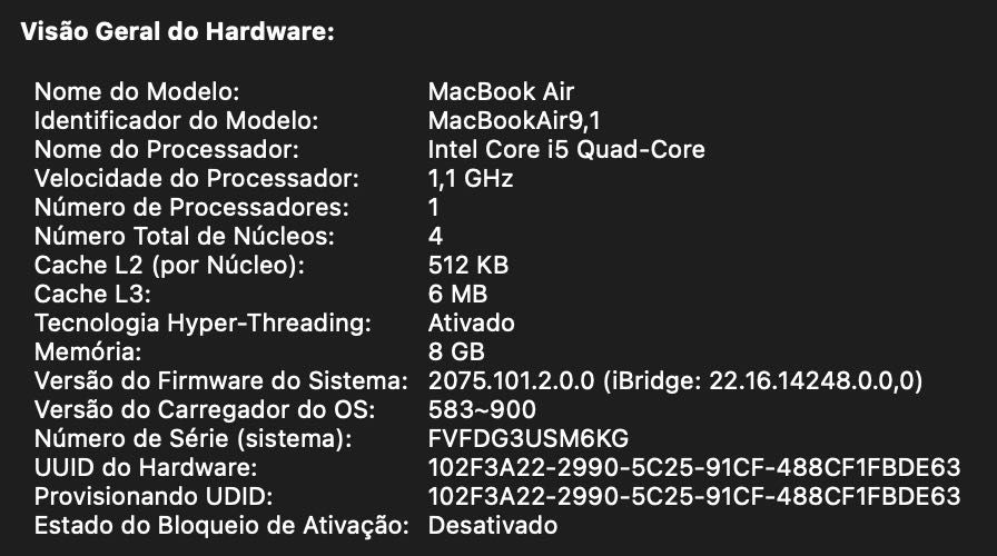 MacBook Air 13" 2020