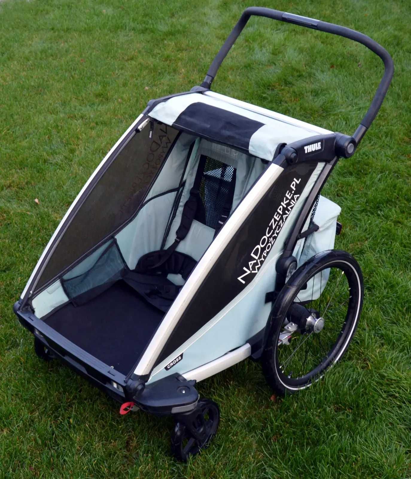 Przyczepka rowerowa Thule Cab Sport Cross Lite 1 2 wynajem wysyłkowy