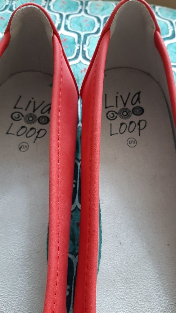 baleriny  Liva Loop roz 41 czerwone