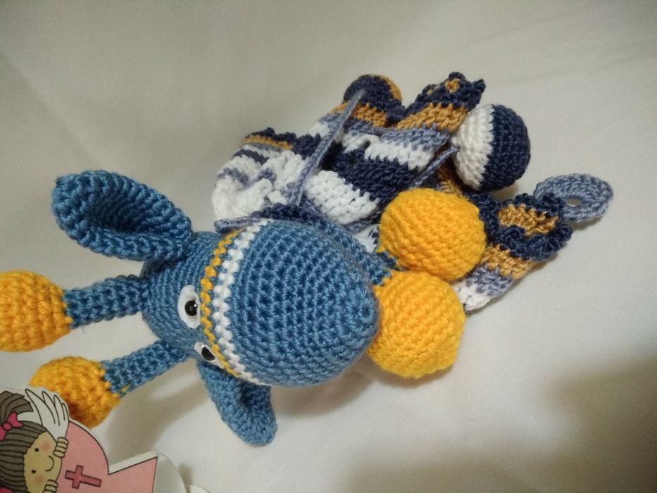 Manta de apego girafa