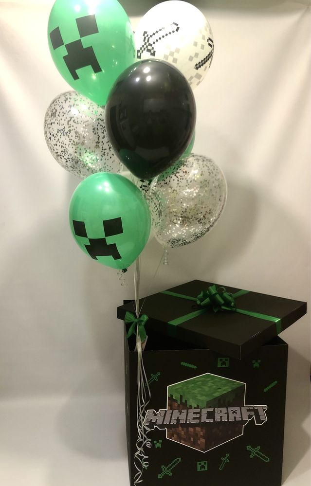 Коробка- сюрприз , коробка с шарами , коробка для шаров доставка