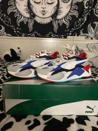 Puma RS3 Puzzle Azul, branco, vermelho, preto e cinzento