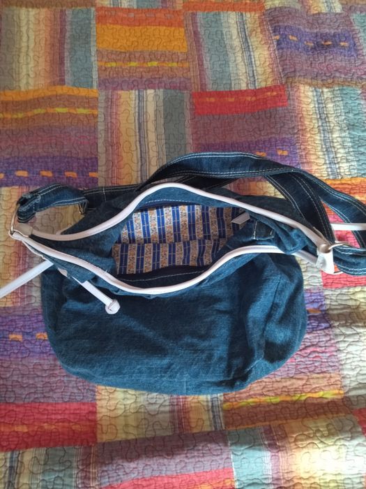 Mala de senhora em ganga