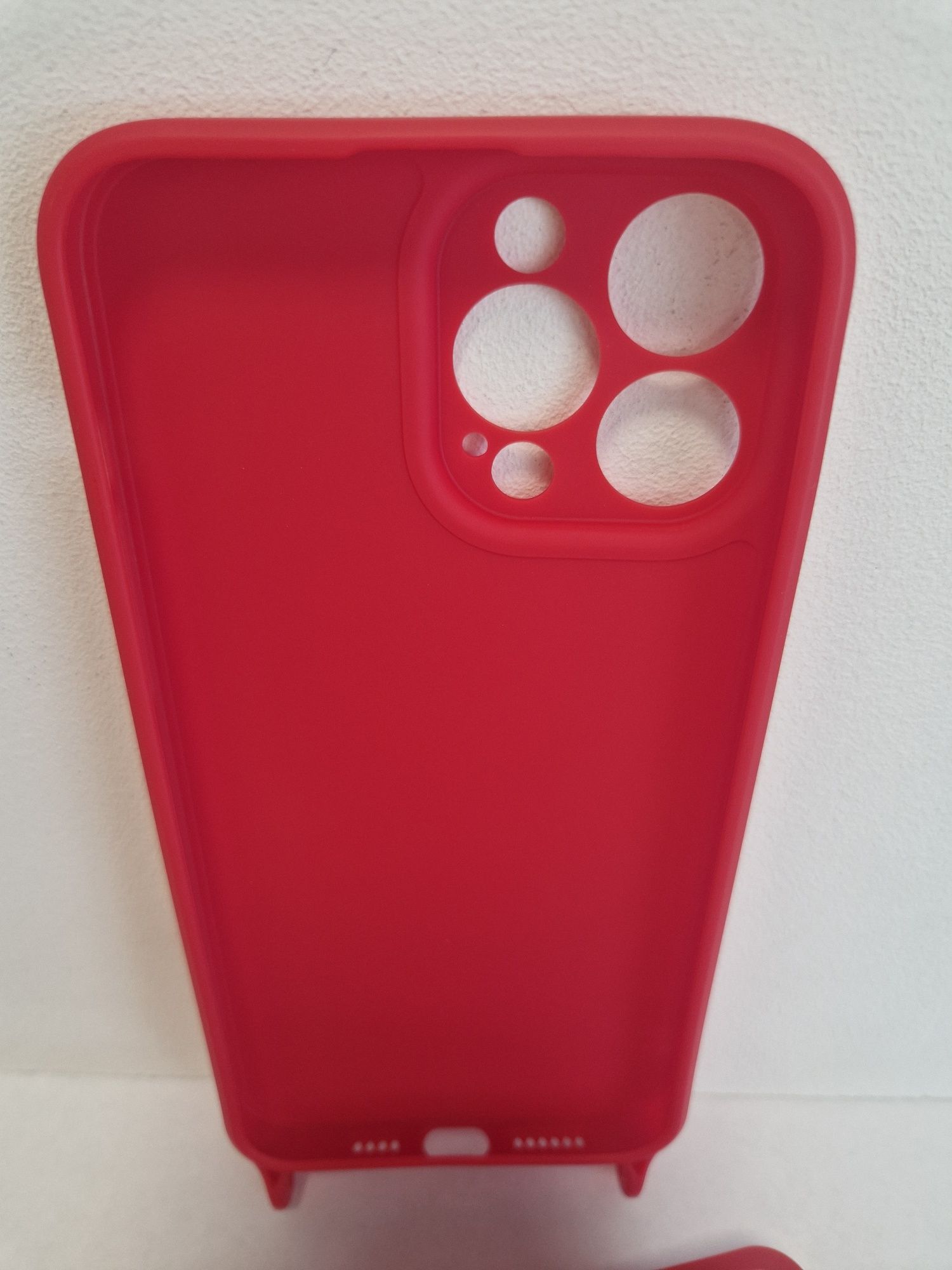 Strap Silicone Case do Iphone 13 Pro Max wzór 2 czerwony