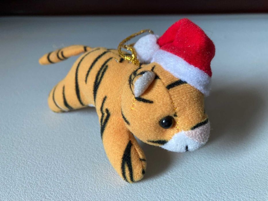 Pequeno Peluche de Natal - Tigre