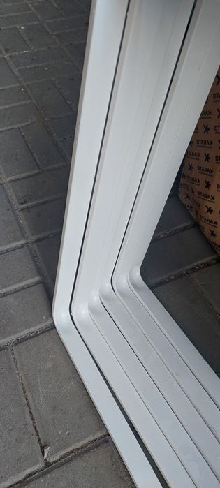 Nogi stalowe do ławy,stolika,ramki biale