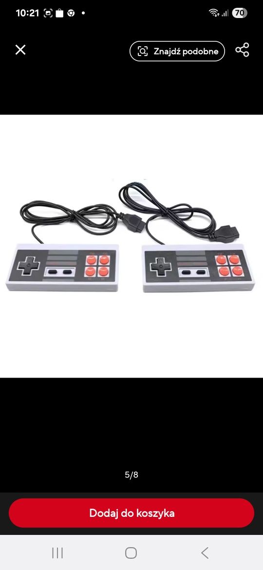 Nowa konsola retro z 2 padami i kabl 620 gier