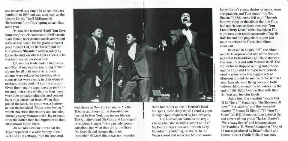 Four Tops - Until you love someone - CD - 1993 - made in Germany