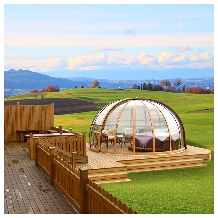 Wiata Ogrodowa Zadaszenie Tarasu Spa Basenu Nowoczesna jak Igloo Iglo