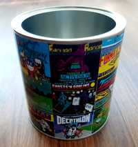 Latas porta lápis e canetas com motivo jogos ZX Spectrum