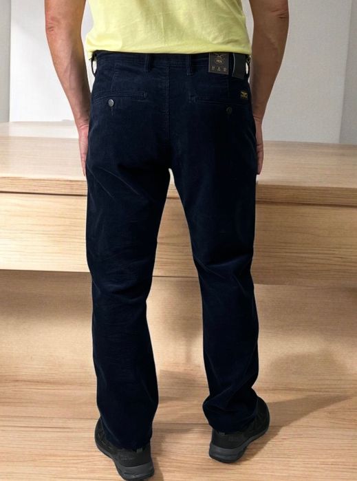 Штани чоловічі Мікровельвет / MONTANA HAMBURG ORIGINAL/ Темно - Синій