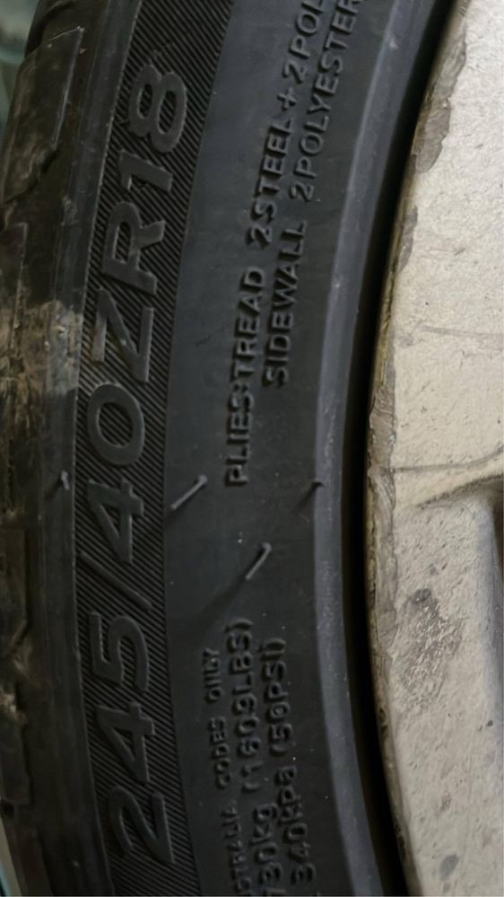 Koła felgi BMW 5x120 245/40z r18 Hankook