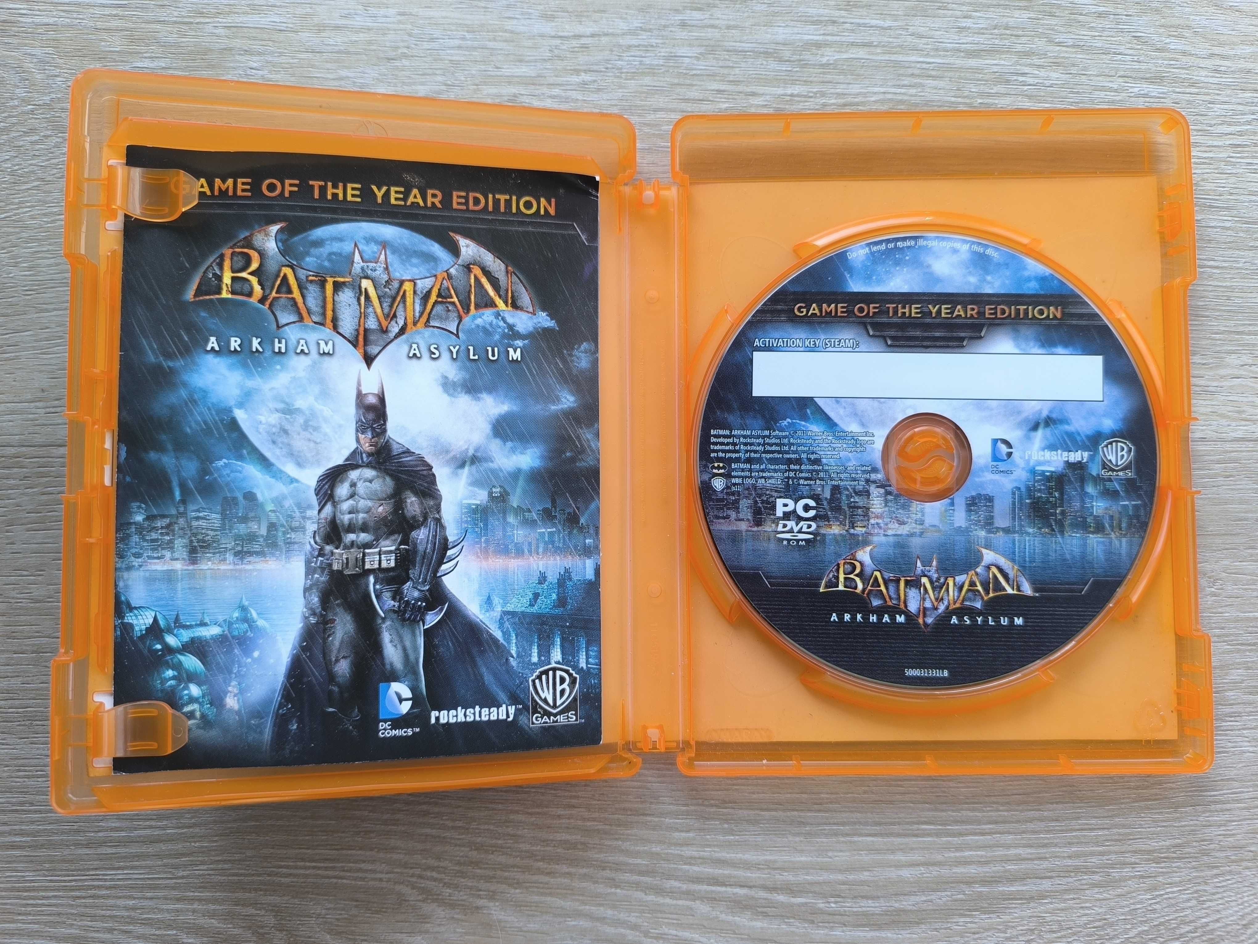 Batman Arkham Asylum GOTY [PC] (POLSKA WERSJA) - BOX