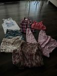 Sukienka spodenki top Zara 128 134 Kombinezon H&M koszulki