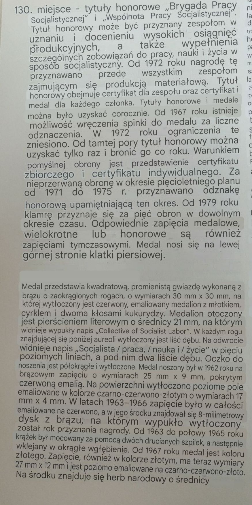 NRD medal honorowy Kolektyw Pracy Socjalistycznej 1964 rok