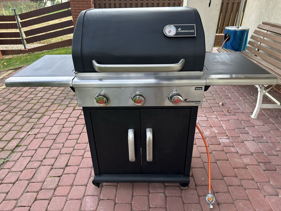 Grill gazowy Landmann Triton 3.0 Black matt jak nowy weber broil king