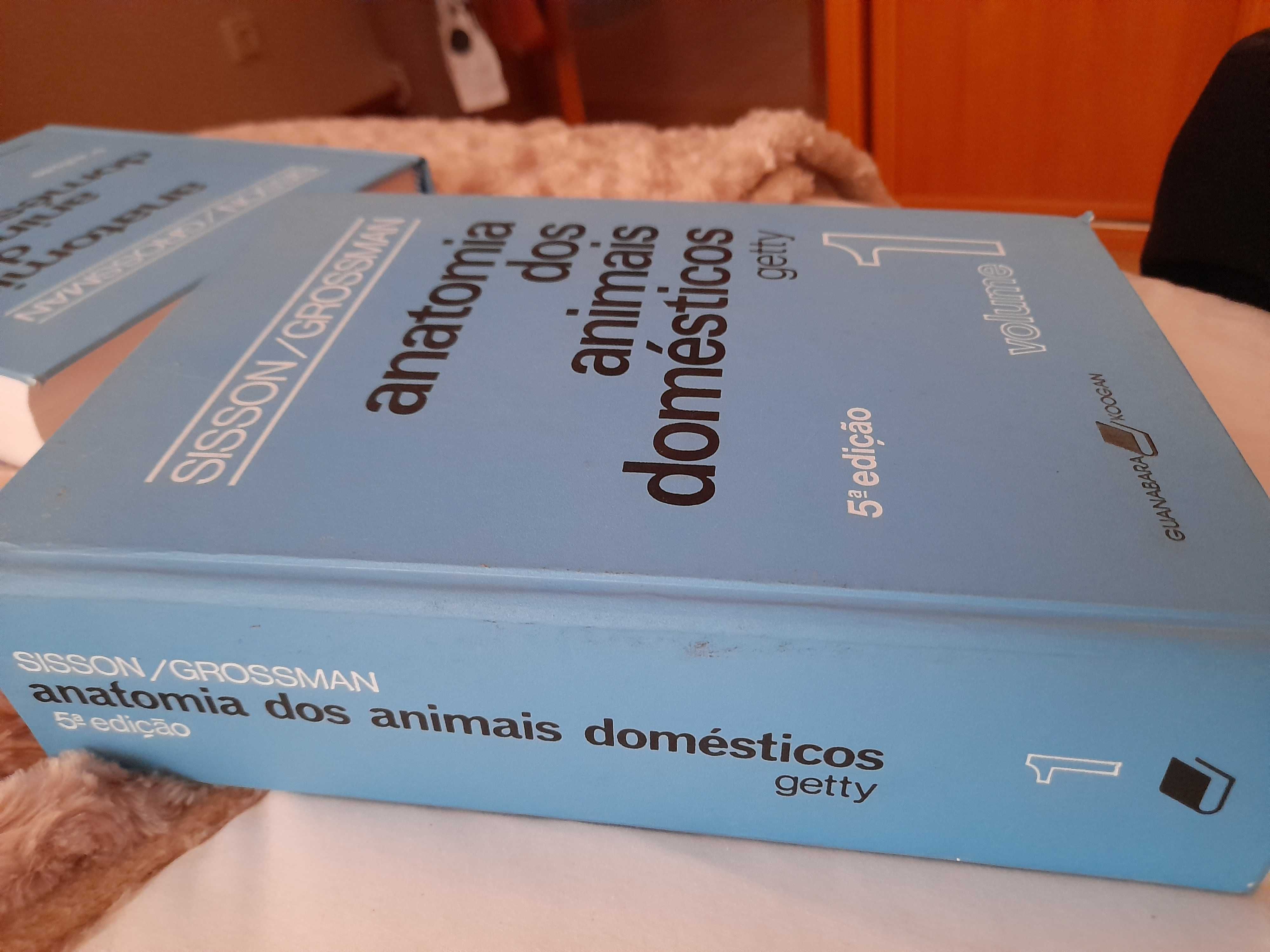 Anatomia dos animais domésticos Sisson/Grossman vol. 1 e vol. 2