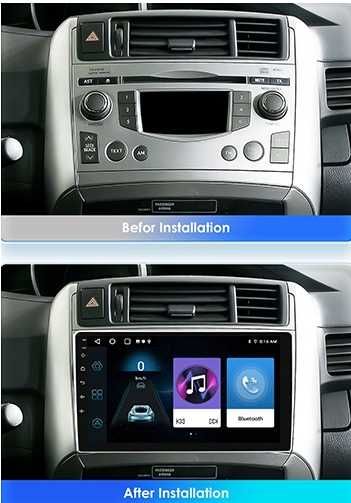 Radio samochodowe Android Toyota Verso (9") 2009.-2018