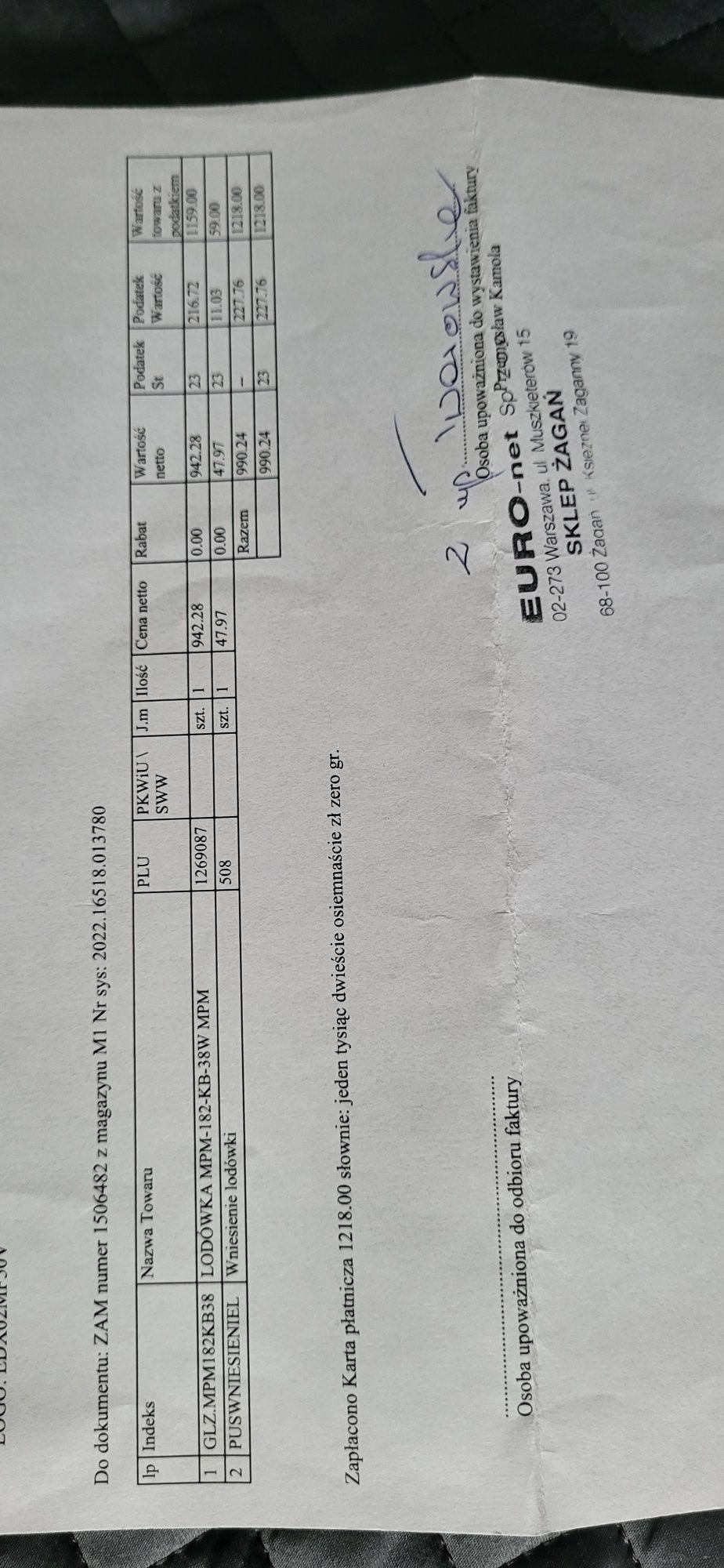 Lodówka MPM prawie nowa!