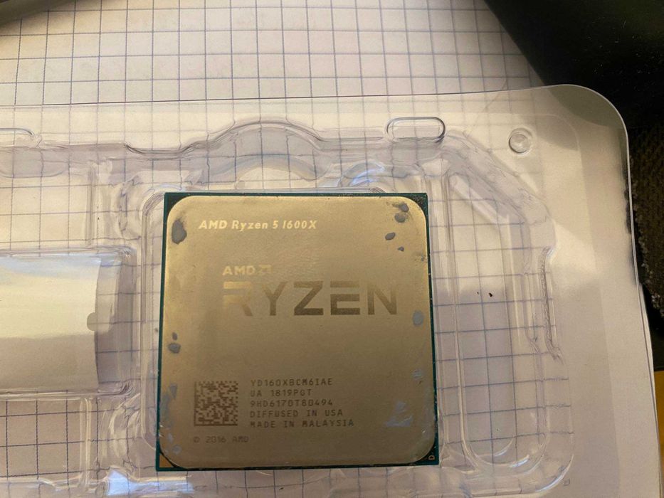 Procesor Ryzen 5 1600x 3.6-4.0 GHz.