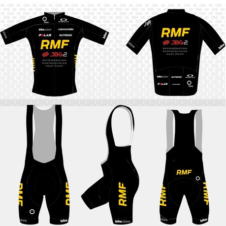 Strój kolarski Raso Team RMF FM-JBG2