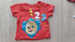 T-shirt koszulka Fisher Price rozmiar 80 pies piesek miś
