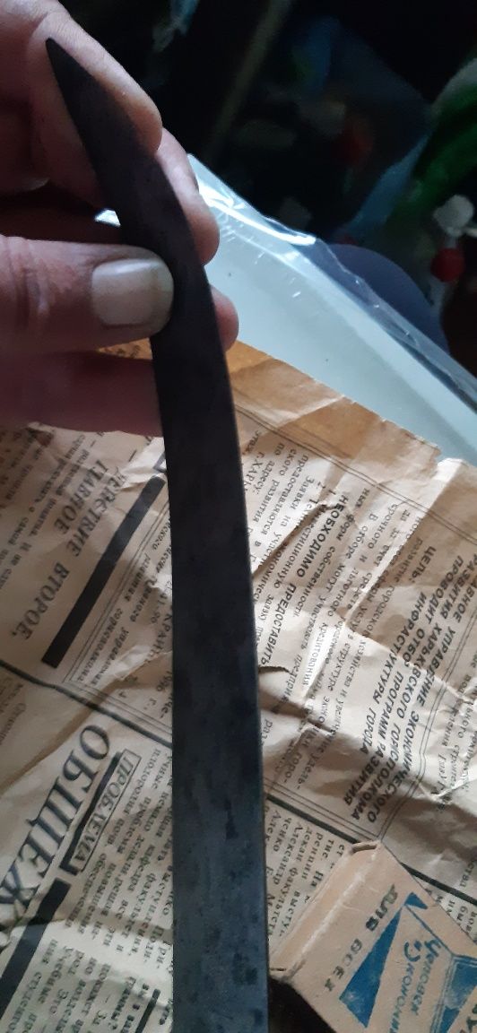 Продам старинный филировочный нож производство Завьяловых