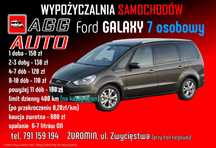Do wynajęcia Ford GALAXY 7 osobowy  - niskie spalanie !