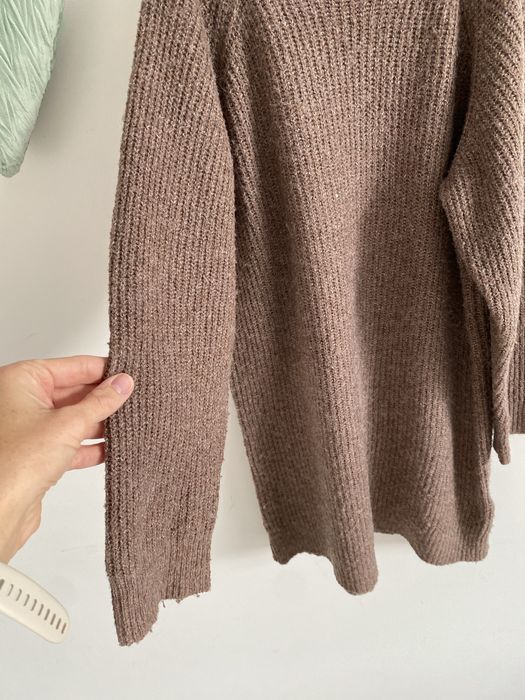 Sukienka sweterkowa name it brązowa melanżowa 122 jak newbie