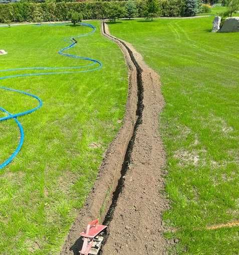 Usługi Minikoparka Orzesze Wiertnica Młot Koparka Łańcuchowa Wozidło