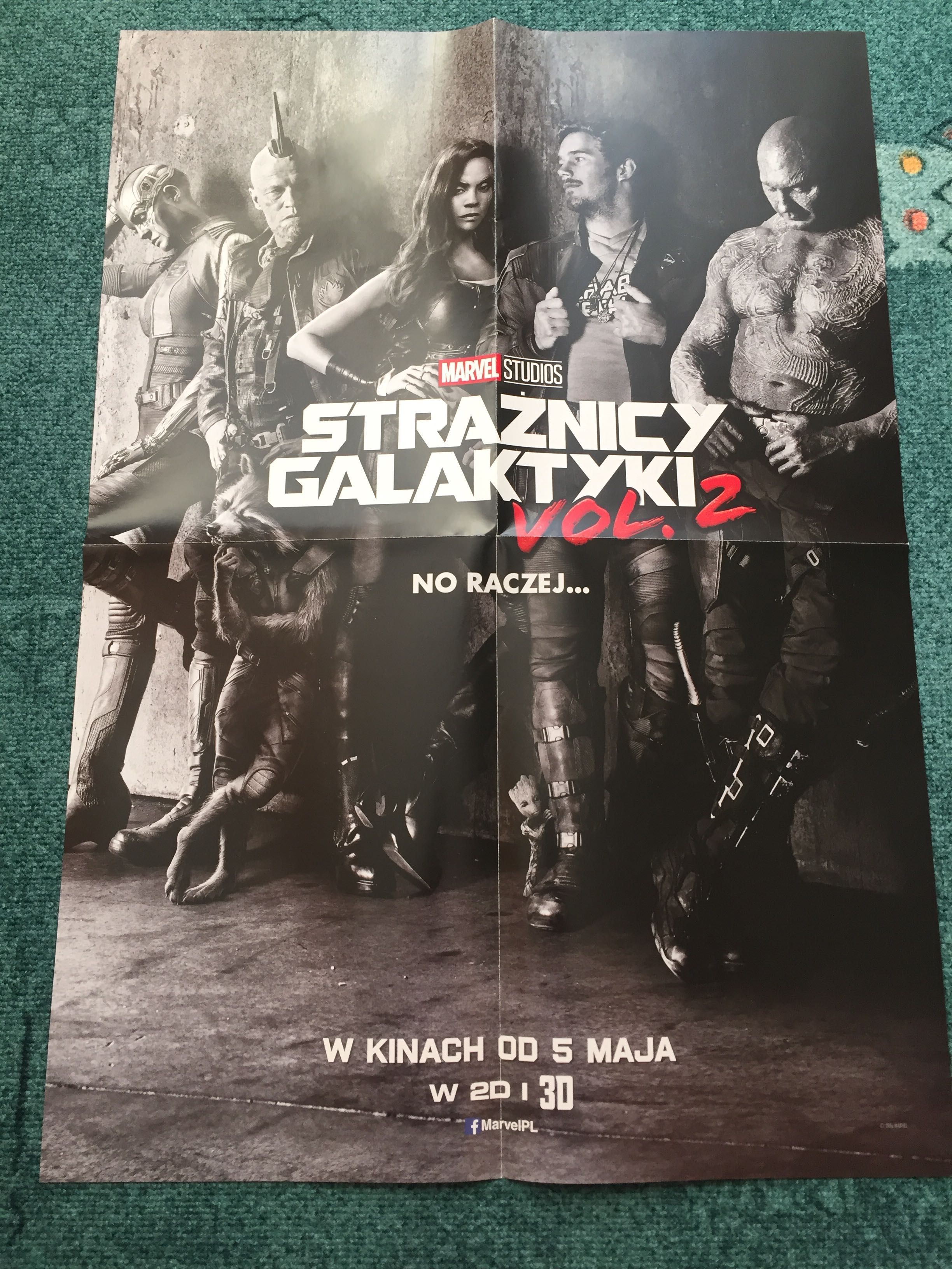 Plakat Strażnicy Galaktyki vol 2 Marvel studios jednostronny unikat