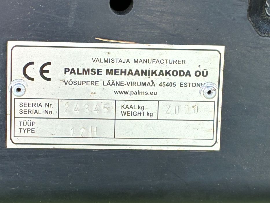 Przyczepa leśna Palms 12U przyczepa zrywkowa