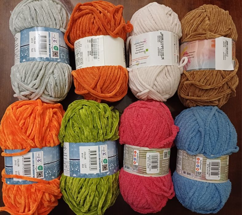 Пряжа плюшева, Himalaya, Lavita, Popyarn, Alize, нова