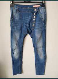Spodnie boyfriendy jeansy 34 za super