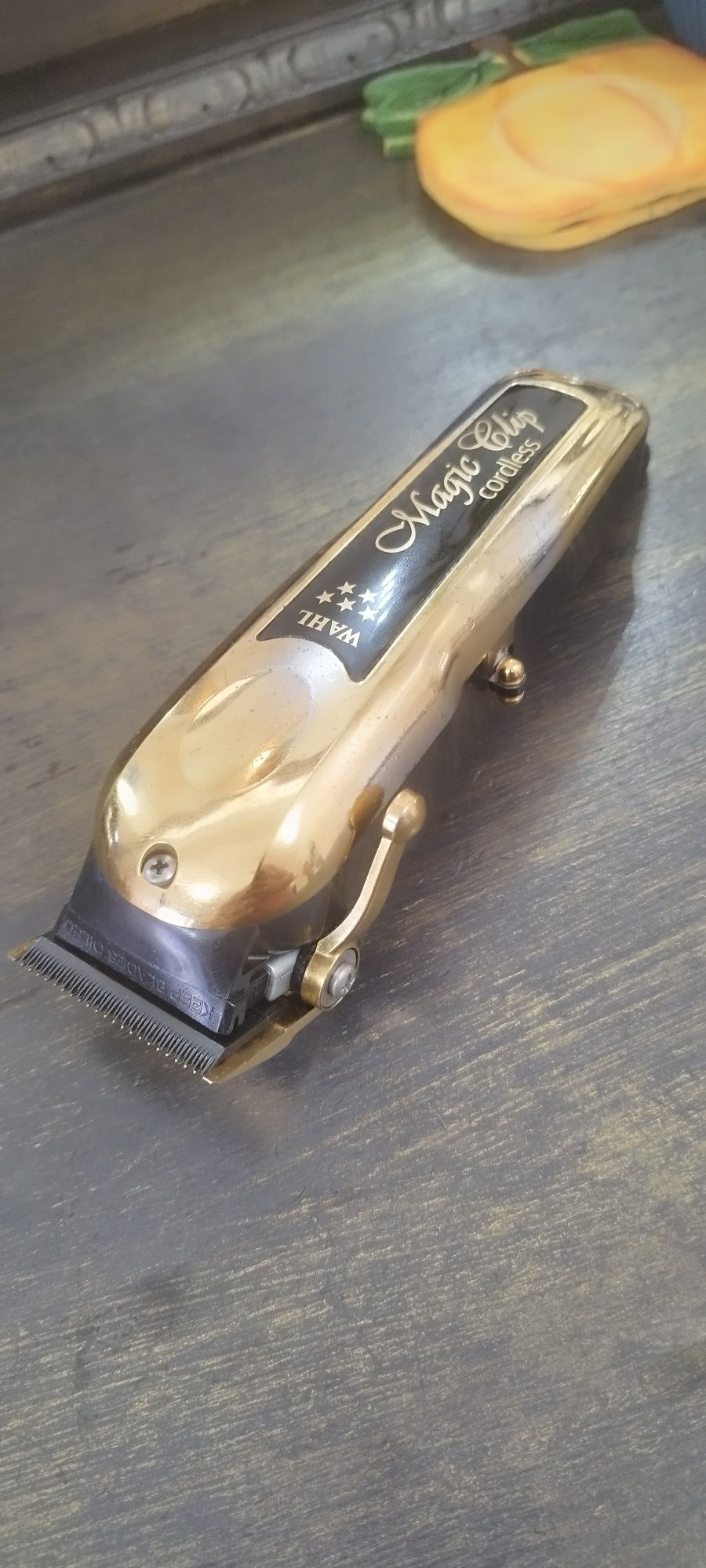 Wahl Magic Clip Gold | Revisada | Cabeça Nova | Com Station Original