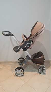 Carrinho de bebé stokke xplory com alcofa