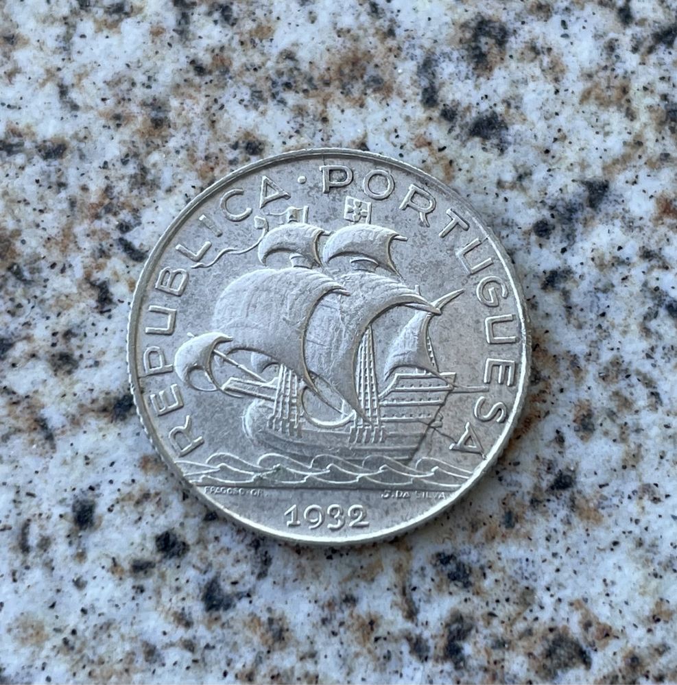 Moeda prata 2$50 escudos 1932