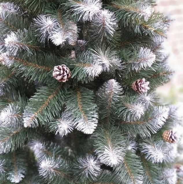 Искусственная елка с шишками зеленая, ель, елочка новогодняя.Дроп