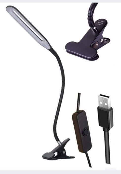 Lampa do czytania na klips