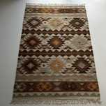 Ręcznie tkany kilim dywan wełna etno aztec Benuta